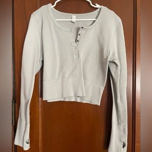 Aerie, off-line waffle knit shirt